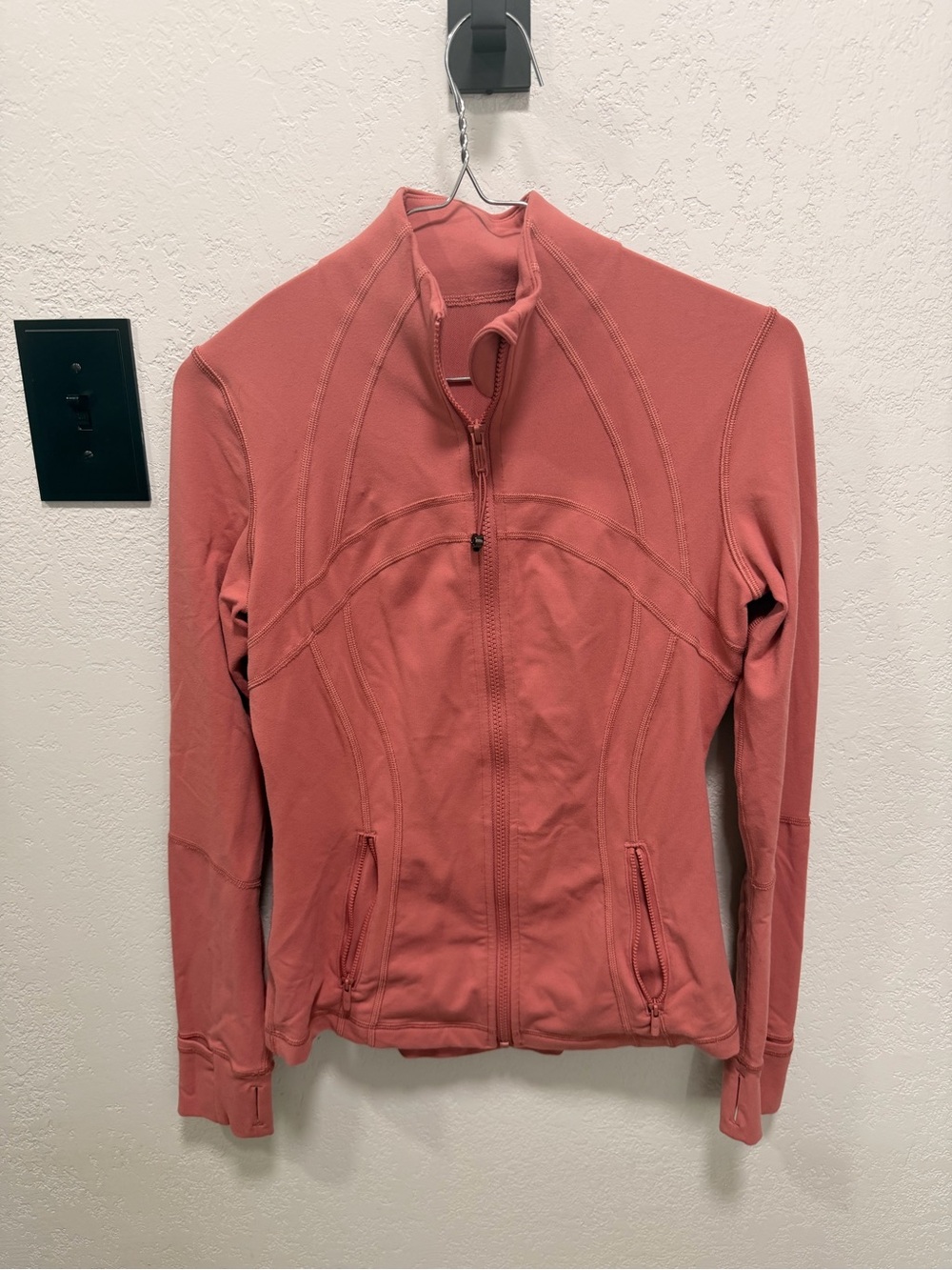 Lululemon Define Jacket Luon Full Zip Women’s 6 Pink Dusty Rose